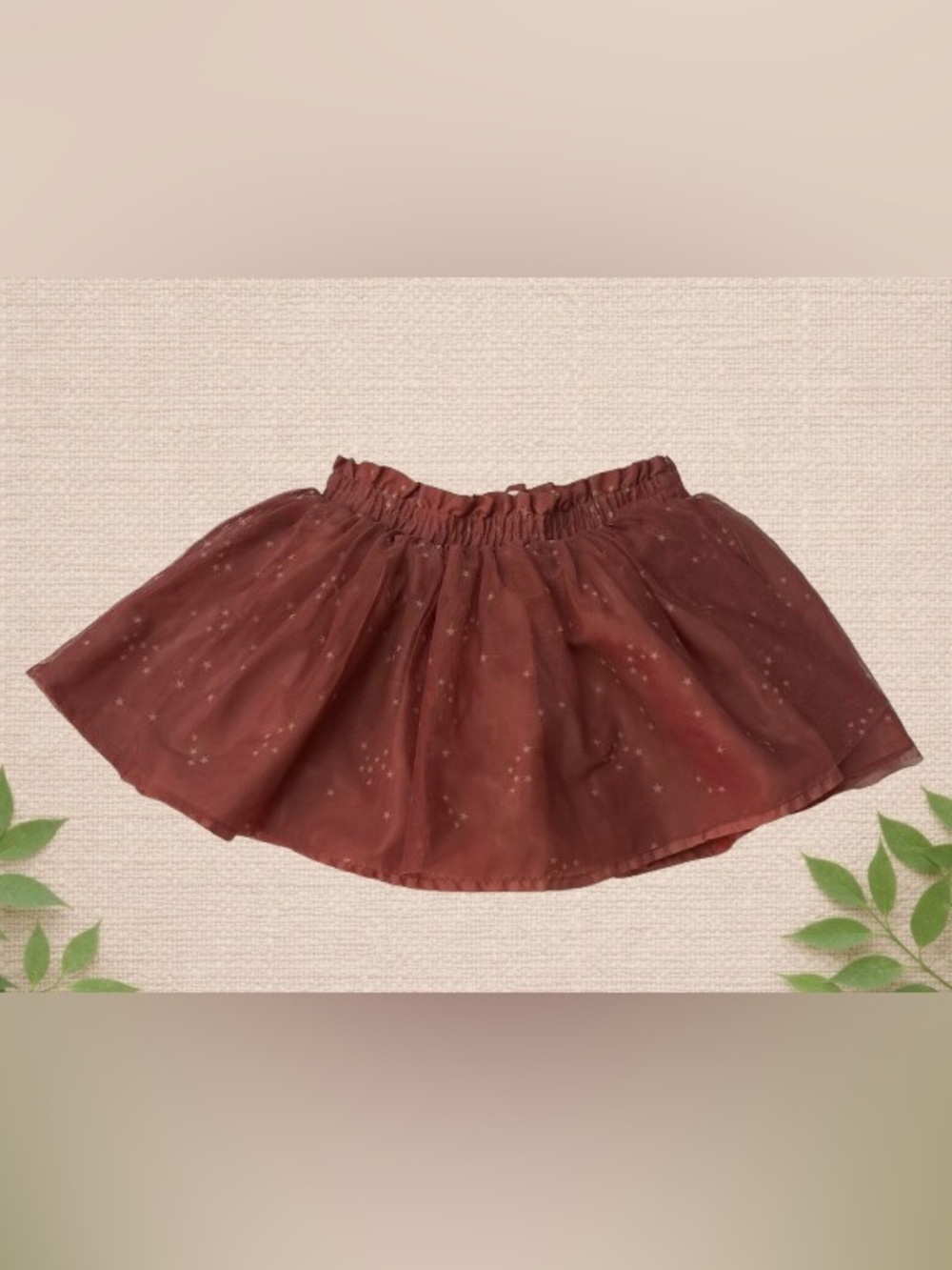 🍂 Old Navy Star‑Speckled Skirt (18–24M)